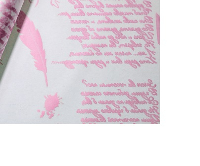 Пленка матовая на втулке "Пушкин" розовый