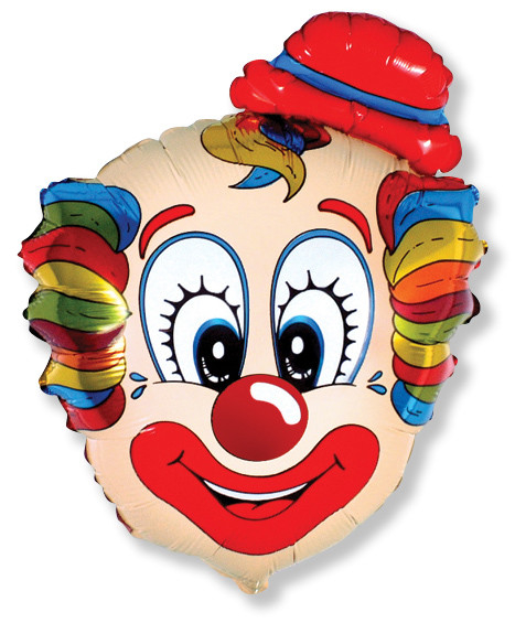 Шар Фигура, Клоун Голова А / Clown head A (в упаковке)