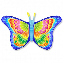 Шар Мини-фигура Бабочка Кокетка, Синяя / Butterfly (в упаковке)