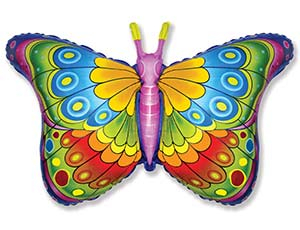 Шар Мини-фигура Бабочка Кокетка, Фуше / Butterfly (в упаковке)