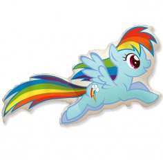 Шар Мини-фигура Пони Радуга / MLP Rainbow Dash (в упаковке)