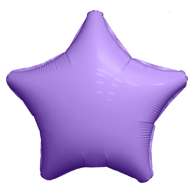 Шар Звезда, Лиловый, Мистик (Сатин) / Purple (в упаковке)